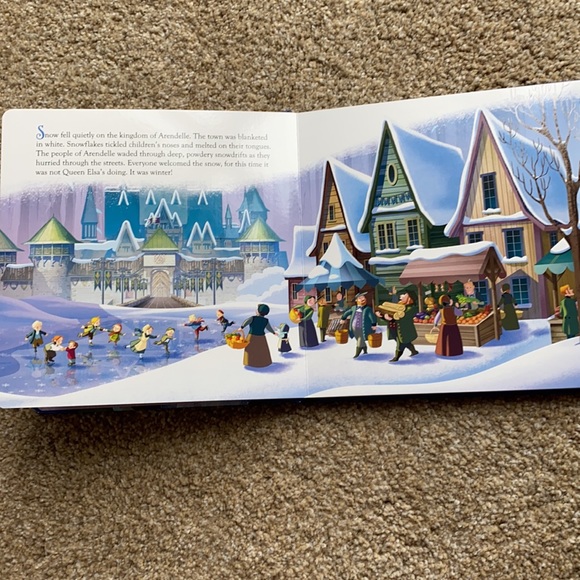 Disney Frozen Elsa’s Gift Hardcover Board book includes mobile app - Picture 3 of 8